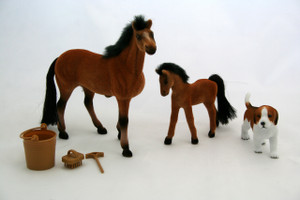 Pony World Horse & Foal Set (PW-1005)
