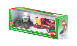SIKU 1:87 Tractor with Potato Harvester (1808)