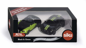 SIKU Special Edition - Black & Green Sports Car Set (6309)