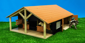 Kids Globe 1:24 Scale Horse Stable (0167)
