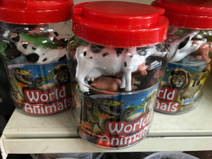 Large Tub of Farm Animals