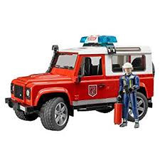 Bruder Land Rover Fire Station Vehicle with Accessories (02596)