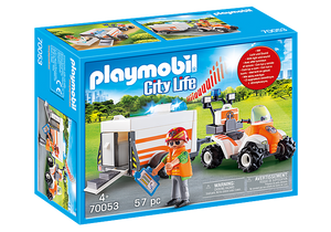 Playmobil Rescue Quad with Trailer (70053)