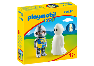 Playmobil 1.2.3 Knight with Ghost (70128)