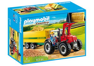 Playmobil Tractor with Feed Trailer (70131)