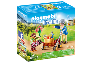 Playmobil City Life Grandmother with Child (70194)