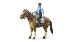 Bruder bWorld Mounted Policeman & Horse (B62507)