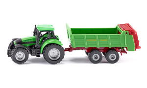 Siku Deutz Tractor with Manure Spreader (1673)