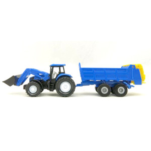 Siku New Holland Tractor & Blue Tipping Trailer (1630)