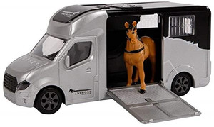 Kids Globe Die Cast Anemone Horse Truck with Lights and Sounds (0211)