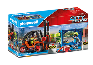 Playmobil Forklift with Freight (70772)