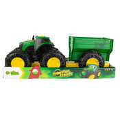 Britains John Deere 8” Monster Treads Tractor with wagon (lights and sounds) 47353