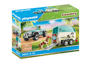 Playmobil Country Car with Pony Trailer (70511)