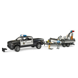 RAM 2500 Police Pickup with trailer and boat (2507)