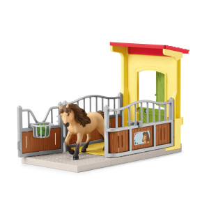 Schleich Pony Box with Iceland Pony Stallion 42609