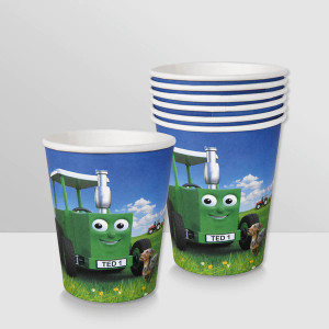 Tractor Ted and Midge Party Cups 
