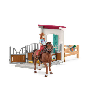 Schleich Horse Box with Hannah and Cayenne (42710)