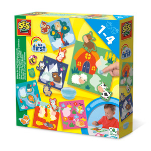 SES My First- Where do I live? Sticking Animals (14401)
