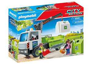 Playmobil Glass Recycling Truck with container (71431)