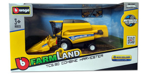 bBurago New Holland TC5.90 Combine Harvester with Corn Header (31722)