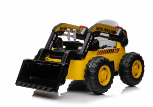 12 Volt New Holland 4WD Ride-On Electric Bulldozer 12 Volt New Holland 4WD Ride-On Electric Bulldozer