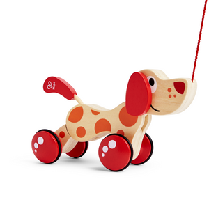 Wooden Walk-A-Long Puppy (E0347)
