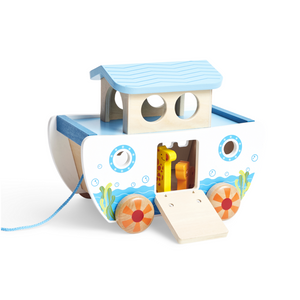 Wooden Pull Along Noah's Ark (E8049)