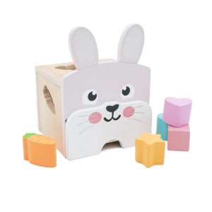 Jumini Bunny Shape Sorter (with drawer)