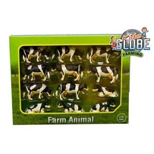 Kids Globe Pack of 12 Cows
