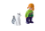 Playmobil 1.2.3 Woman with Cat (6795)