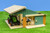 Kids Globe Farm Set with Tractor, Cows & Open Shed 1:50 Scale (0049)