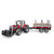 Bruder Massey Ferguson 7480 Tractor with Front Loader and Timber Trailer  (2046)