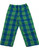 Tractor Ted Cotton Checked Bottoms - Green/Blue