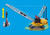 Playmobil Construction Cable Excavator with Building Section (70442)