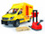 Mercedes Benz Sprinter DHL with Hand Pallet Truck and 2 Pallets (02534)