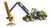 Bruder John Deere 1270G Log Harvester with Trunk (2135)