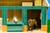 Kids Globe Wooden Horse Stable with 2 Boxes and Workshop 1:24 Scale (002)
