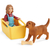 Schleich Puppy Wagon Ride (42543)
