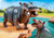 Playmobil Hippo with Calf (70354)