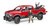 Bruder RAM 2500 Power Wagon with Ducati Desert Sled and Driver (02502)