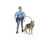 Bruder bWorld Policeman with Dog (62150)