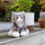 Animigos Grey Fluffy Cat (38604)
