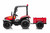 24 Volt AgriPow Tractor and Trailer - Red