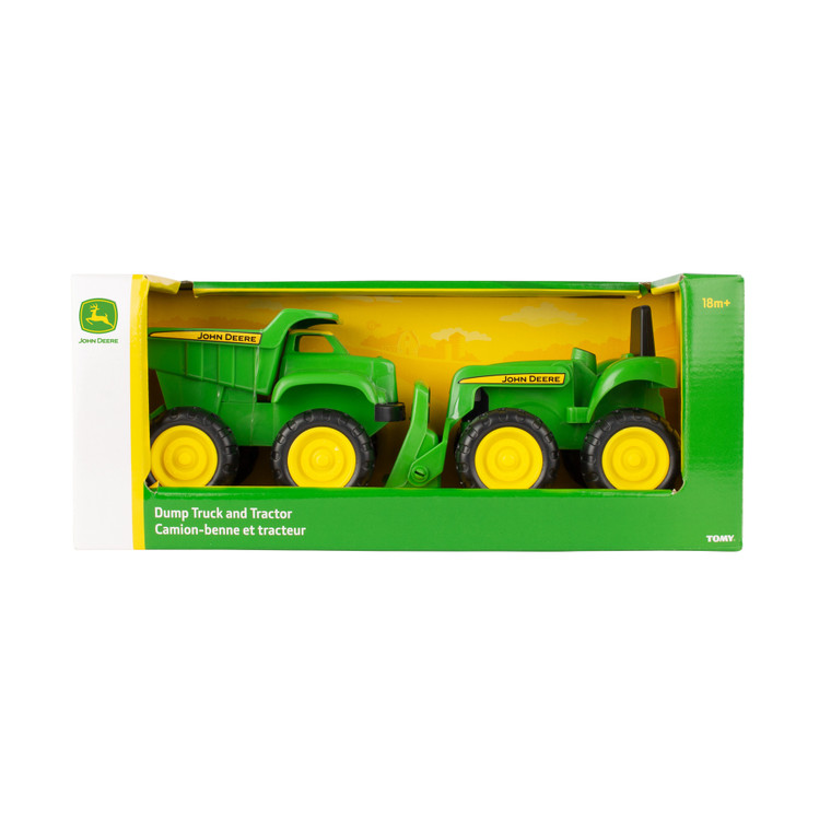 Britains John Deere Sandbox Tractor and Dump Truck (42952)