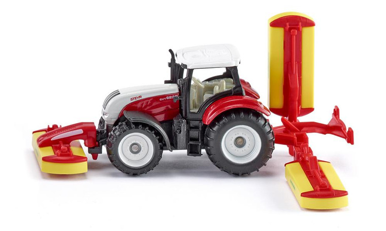 SIKU 1:87 Steyr with Pottinger Mower (1672)