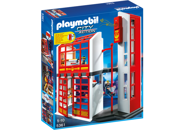 Playmobil City Action Fire Station with Ladder (5361)