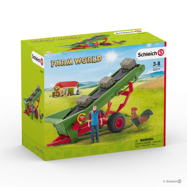 Schleich Hay Conveyor with Farmer (42377)