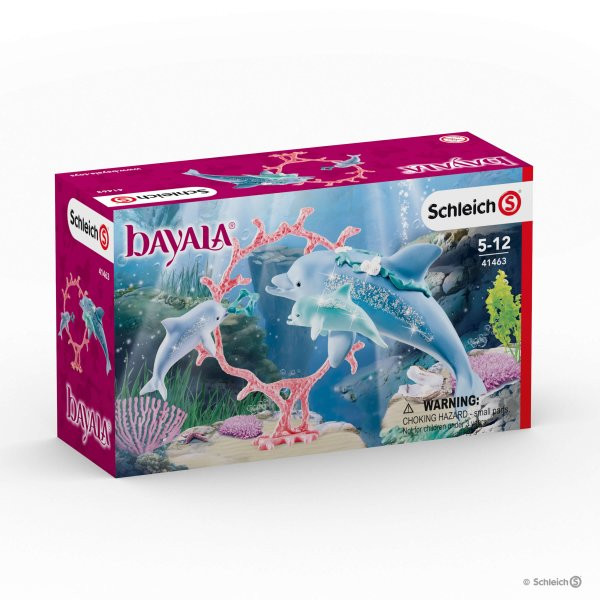 Schleich Dolphin Mum with Babies (41463)