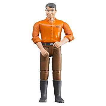 Bruder Man with Light Skin and Brown Jeans (60007)