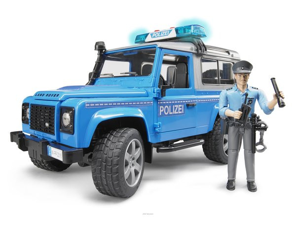 Bruder Police Land Rover with Policeman (2597)